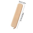thumbnail image 3 of Kbndieu Zipper Pencil Case Pouch Simple Sturdy Multifunctional Stationery Organizer Khaki, 3 of 6