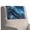 Blue-Marble, variant on Xixirimido Beige & Brown Marbled Print Recliner Chair Covers for Reclining Chair, PU Leather Headrest Protector for Sofa Recliner Headrest Cover Sofa Slipcovers for Home, 2Pcs