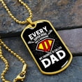 thumbnail image 2 of Every Super Hero Has a Nickname - Graphic Military Dog Tag Necklace (Optional Personalized Engraving), 2 of 5