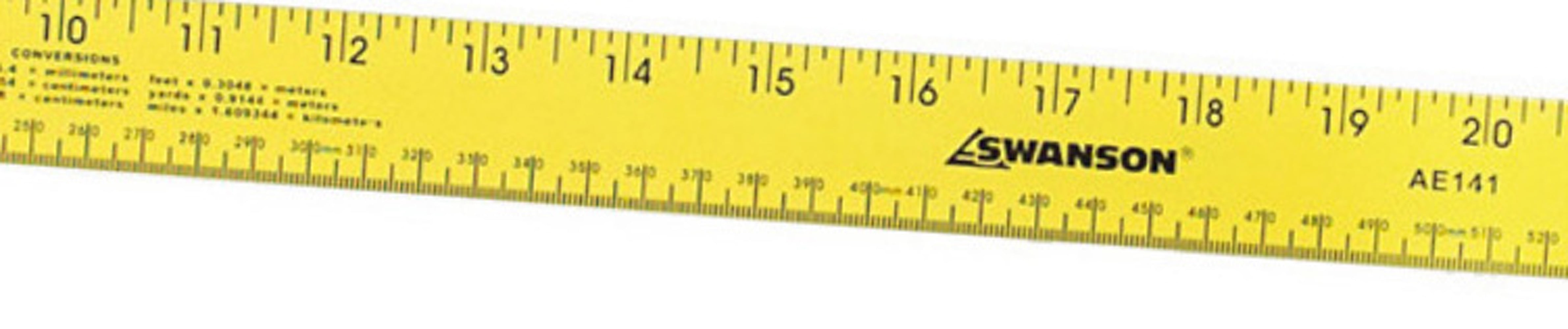 Yellow Swanson Tool AE144 72-Inch Straight Edge