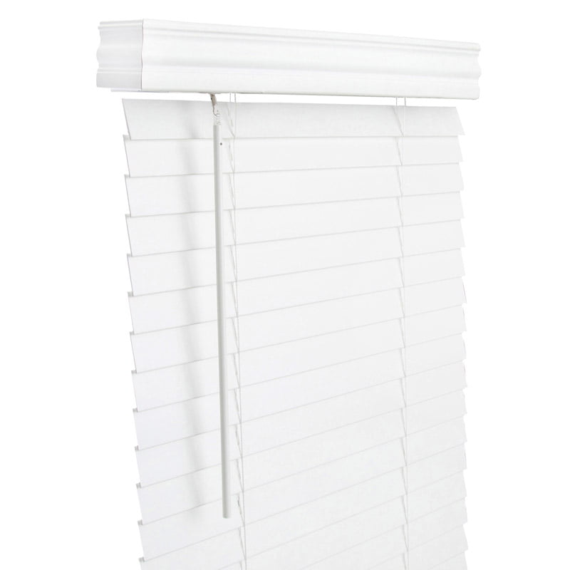 White Lotus & Windoware Premium 2-Inch Faux Wood Blind 22 by 60-Inch 
