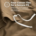 thumbnail image 5 of Superior Egyptian Cotton Duvet Cover Set, Full/ Queen, Taupe, 5 of 8