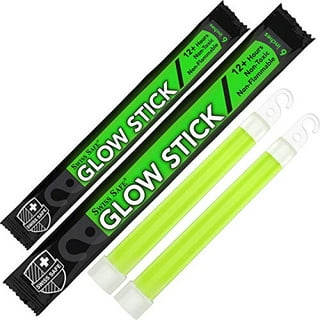 32 Pack Green Glow Sticks Use for Camping and Emergency Survival Use - Bulk Pack Bright Glow Light Good for Blackouts, Hurricane and Storms- 6 inch