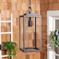 thumbnail image 2 of SAFAVIEH Rinnah A19 Bronze Steel Pendant Light with Black Shade, 2 of 6