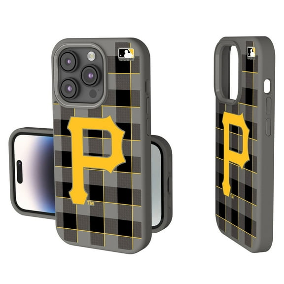 Keyscaper Pittsburgh Pirates Plaid Soft Touch iPhone Case