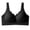 Black, variant on Ohufall Womens Wireless Bras No Underwire Push Up Bra Comfort Seamless Supportive Full Coverage Everyday Bras