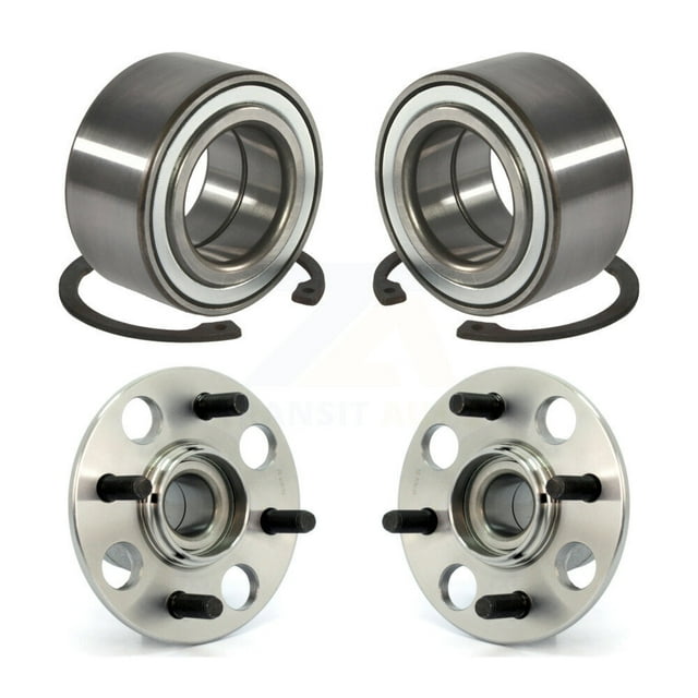 Kugel Front Rear Wheel Bearing and Hub Assembly Kit for Car Honda Civic - Left Right Side (Driver Passenger) K70-101545
