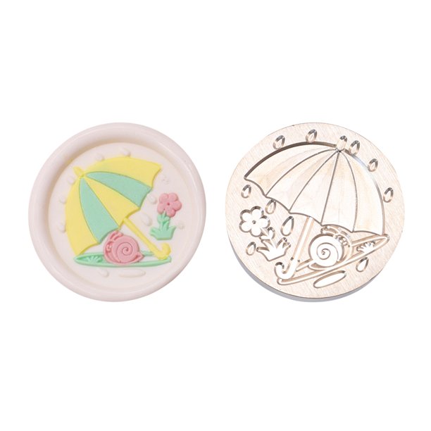 Cabezal de cobre esmaltado de 25mm, cabeza de cera esmaltada de cuenta Manual DIY para álbum de recortes de regalo Hugtrwg Para estrenar