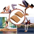 thumbnail image 3 of 2PCS Cork Squat Wedge Block Non Slip Squat Ramp,Squat Platform for Heel Elevated Squats and Calf Raises,Slant Board, 3 of 5