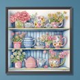 thumbnail image 2 of 5D DIY parcial especial en forma de taladro diamante pintura jardín pared kit decoración, 2 of 9