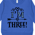 thumbnail image 3 of Inktastic 3rd Birthday 3 Year Old Arrow Toddler Sweatshirt, 3 of 4