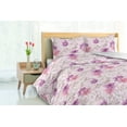 thumbnail image 3 of Ambesonne Floral Down Alternative Quilt Comforter, Pastel Soft Flowers Motif, Twin XL, Pale Rose Purple Blush, 3 of 5