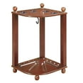thumbnail image 4 of Hathaway Regent Corner Floor Walnut Finish Cue Rack, 4 of 6
