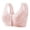 #40Pink, variant on Byworldtasic Lace Bras for Women Front Closure No Underwire Comfort Breathable Senior Wireless Snap Closing Bra