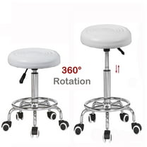 Zimtown Adjustable Rolling Swivel Salon Stool Chair Bar Stool, for Tattoo Massage Facial Spa