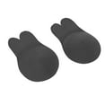 thumbnail image 3 of Women Solid Color Rabbit Sticky Bra Adhesive Bra Strapless Backless Bra (Black 9.5cm), 3 of 12