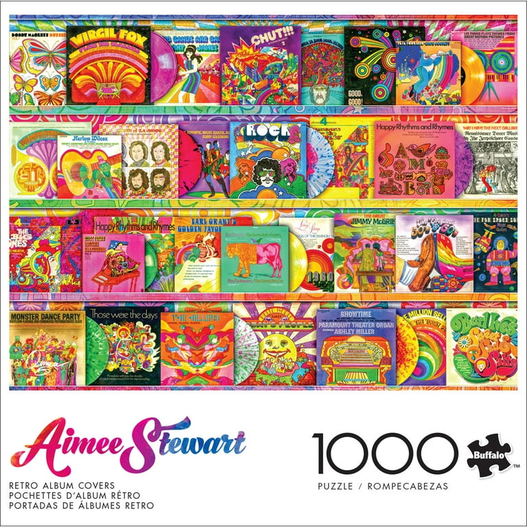 Buffalo Games Retro Album Covers 1000-Piece 26.75 x 19.75-inch