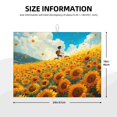 thumbnail image 2 of Kdxio Clear Sky Sunflower for Dish Drying Mat,24*18 inch Absorbent Dish Drainer Kitchen Counter,Large Size Dish Drying Pad for Countertops,Draining Racks, 2 of 6