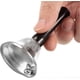 thumbnail image 1 of 12 Pieces Metal Hand Bells Call Bell Service Hand Bells Black Wooden Handle Handbells Metal Handbells Musical Percussion For Schools (silver), 1 of 3