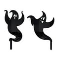 thumbnail image 1 of Estaca de Halloween con silueta de fantasma, decoraciones de Halloween, letrero para patio, 2 uds., 1 of 8
