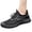 Black, variant on Men's Summer Sneakers Quick-Drying S𝗅ip On Water Shoes with Elastic Strap, Outdoor Hiking Bar𝖾𝖿oot Swim Footwear Lightweight Breathable Mesh Athlet𝗂c Shoes for Water Sport