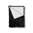 thumbnail image 2 of Moon Soft Flannel Fleece Throw Blanket, Earth Seen from the Moon Space Debris Vast Universe Day and Night Cycle Photography, Cozy Plush for Indoor and Outdoor Use, 70" x 90", Black Grey, by Ambesonne, 2 of 6