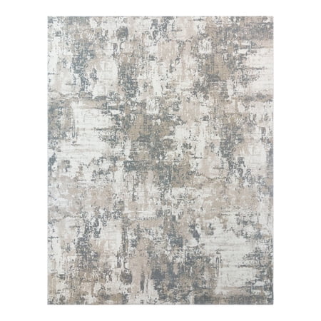 Gertmenian Majestic Omari Modern Abstract Gray Indoor Area Rug, 6x9