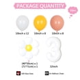 thumbnail image 3 of White Daisy Flower Balloon Daisy Party Decorations Balloon Girl Birthday Party Decor, 3 of 9