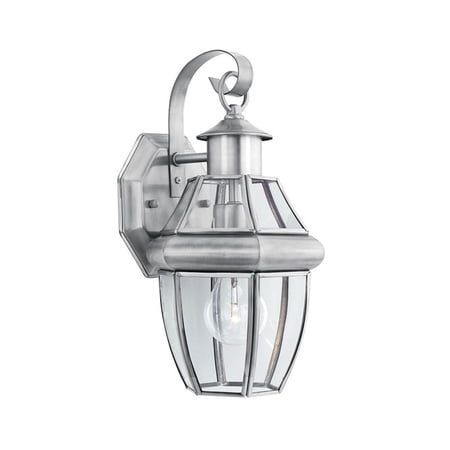 Elk Home 8.5-Inch Wide Outdoor Heritage Wall Sconce  Brushed Nickel