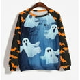 thumbnail image 4 of Heisall Womens Sweatshirts 2025 Autumn Winter Round Neck Halloween Print Long Sleeve Tops Loose Casual Fashion Hoodless Sweatshirts, 4 of 5