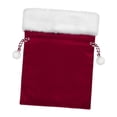thumbnail image 3 of Bolsa de regalo con cordón para Navidad, suministros para fiestas, bolsa organizadora para saco de Papá Noel Rojo 50x70cm, 3 of 7