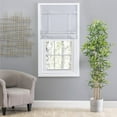 thumbnail image 3 of Camalay Harmony Light Filtering Adhesive Fastener Cascade Roman Shade 35 x 64 in Grey, 3 of 6