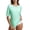 Light Green, variant on Rash Guard for Women Quick Dry Swim Shirts Sun Protection Swimsuits Top Lightweight Short Sleeve UPF50+ Surfing Sun Shirts Navy Blue XL