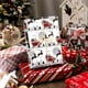 thumbnail image 2 of Papel de regalo navideño Homeral, 3 rollos, 43 x 305 cm, reversible, 2 of 8