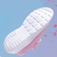 thumbnail image 6 of Mesh Sneakers for Girls Comfy Lightweight Orthopedic Shoes Thick Soft Sole Cushioning Walking Running Shoes Hook and Loop Breathable Athletic Shoes Pink 11.5 Little Kid, 6 of 9