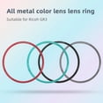 thumbnail image 2 of Ricoh GR3 Camera Lens Protection & Decoration Ring - JLwin JL-GR3 High-Quality Aluminum Alloy Lens Barrel Guard, Easy Tool-Free Installation, Green Color (RJ048) - Stylish Camera Accessory for Lens, 2 of 4