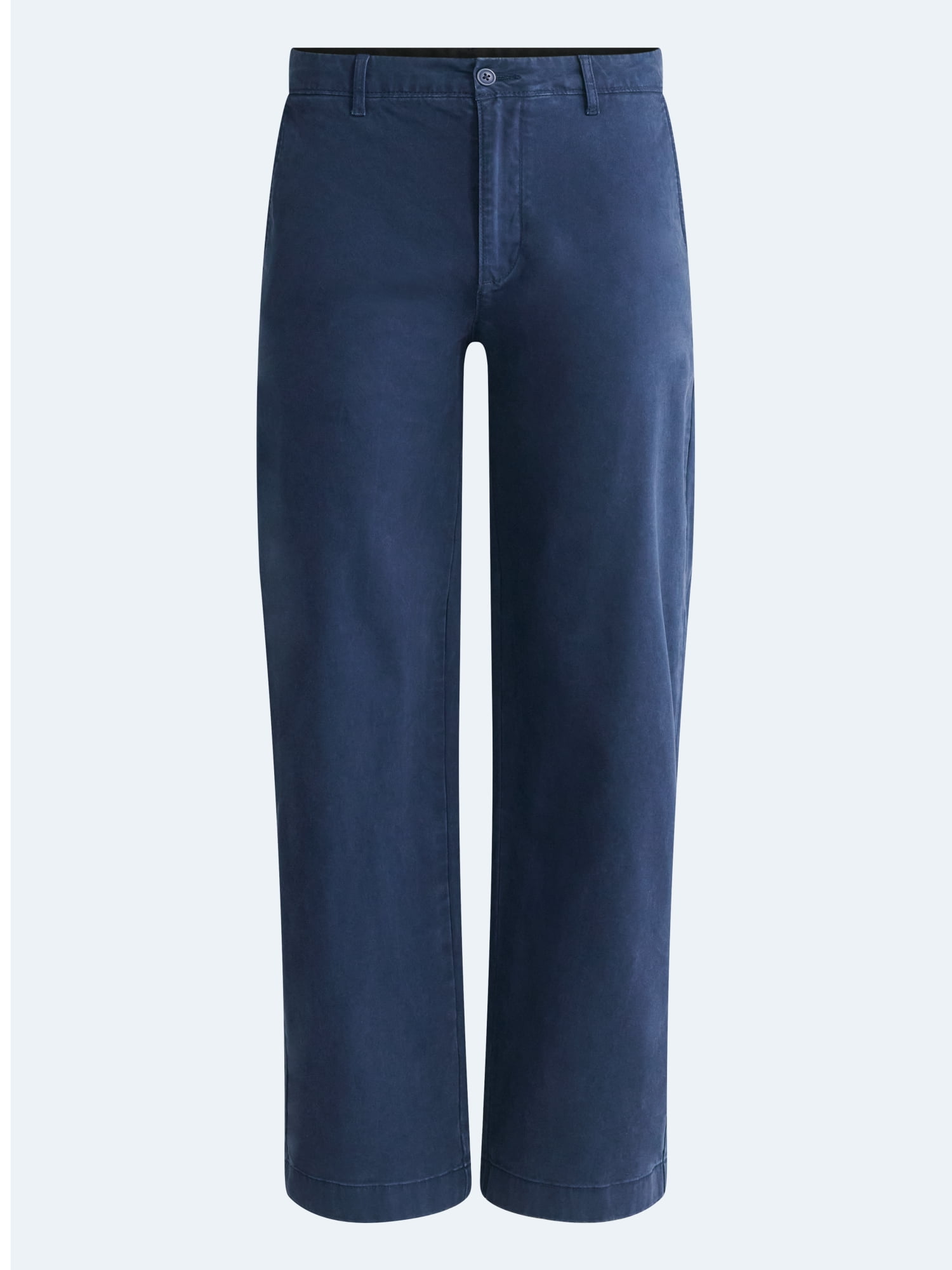 Free Assembly Men's Loose Fit Straight Leg Chino Pants, Waist Sizes 29-40