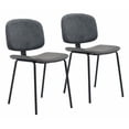 thumbnail image 1 of homeroots kitchen & dining 394682 Worcester Dining Chair (Set of 2) Gray, 1 of 1