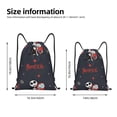 thumbnail image 2 of Goofa The Nightmare Before Christmas Print Drawstring Backpack Bag Sport Gym Sackpack Cinch Bags Drawstring Bags Draw String Sport Bag-Small, 2 of 6