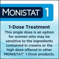 Monistat 1 Day Yeast Infection Treatment for Women, 1 Tioconazole
