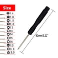 thumbnail image 3 of Kenally 12 unids/set Mini destornillador de precisión magnética multifunción para 7 para Tablet PC ect Artesanía Kenally TO0201-00B, 3 of 6