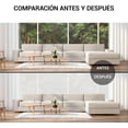 thumbnail image 4 of Película de Privacidad para Ventanas 40×1000 cm, Vinilo Esmerilado sin Adhesivo, Aislamiento Térmico y Protección UV, Removible y Reutilizable, Ideal para Baño y Oficina, 4 of 4