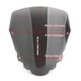 thumbnail image 3 of Black Windshield for Kawasaki KLR650 2008-2014, 3 of 12