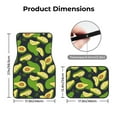 thumbnail image 5 of Naloa Fresh Avocado Car Foot Mat Set of 4 Pieces - Universal Floor Liner Neoprene Full Set Floor Mats for Cars Trucks SUV, 5 of 7