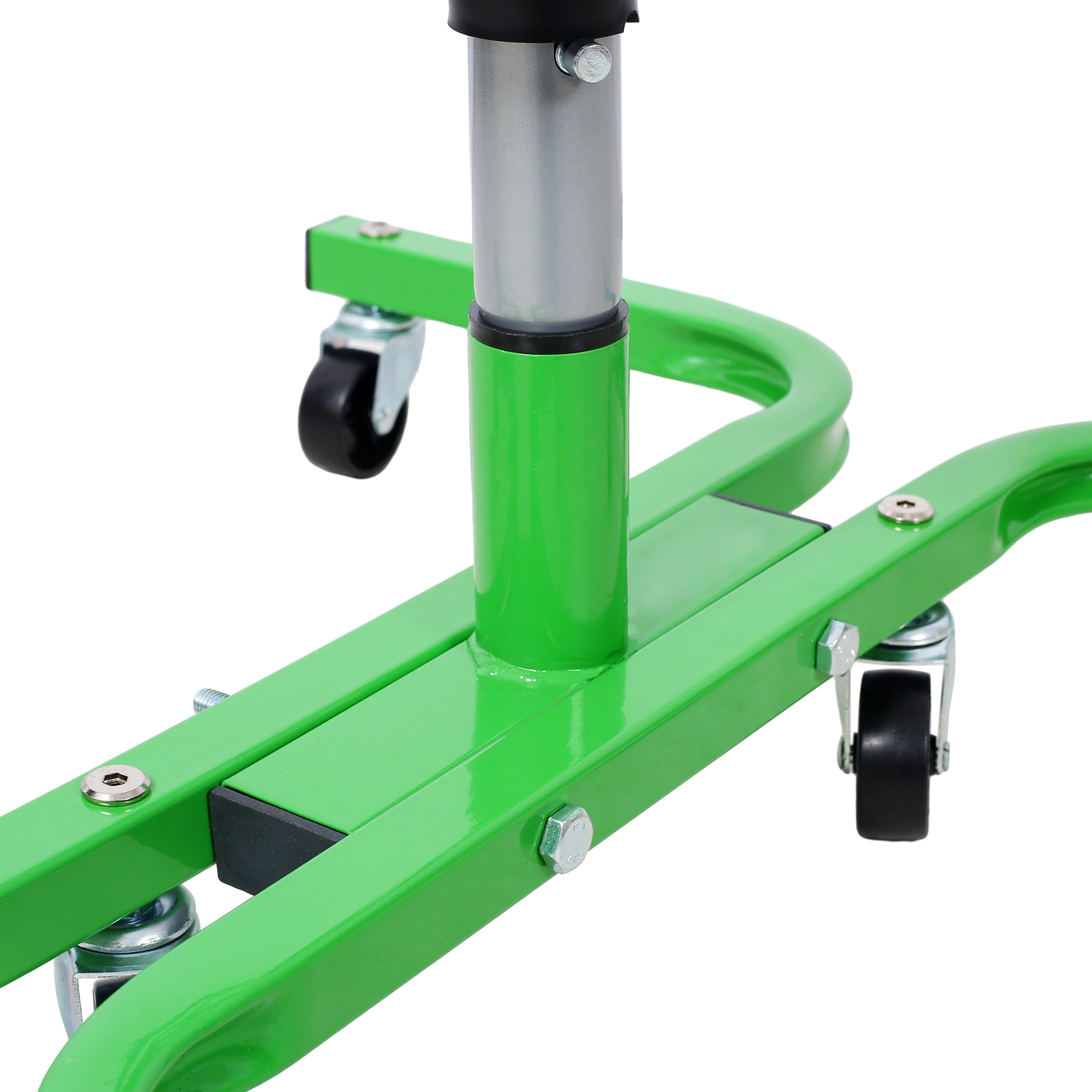 Steel Tire Storage Stand with Wheels, Green, 275 lb Capacity