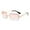 Orange, variant on erfcxs Fashion Rimless Rectangle Sunglasses For Women Men Square Glasses 400 Eyewear Unisex