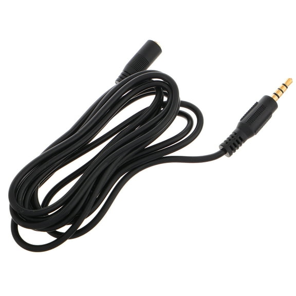 Worgeous Audio Mic Extension Cable For Smartphones And Speakers Microphone Cord Trrs Male To Female Extender 2-Meter Phone Extension Cable