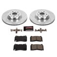 thumbnail image 3 of PowerStop Front Z23 Evolution Sport Carbon-Fiber Ceramic Brake Pad and Drilled & Slotted Rotor Kit Fits: CADILLAC Select Models K7777, 3 of 10