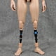 thumbnail image 1 of pieza de 2 UNIDS 1/6 Prótesis Artificial De Pierna Hugo Accesorios De Piel Color Negro Prótesis de figura de acción, 1 of 9