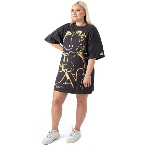 Garfield Womens Oversized T Shirt Dress Other L